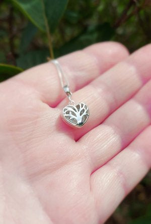 Ashes memorial Tree of Life Locket necklace