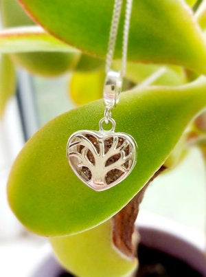 Ashes memorial Tree of Life Locket necklace
