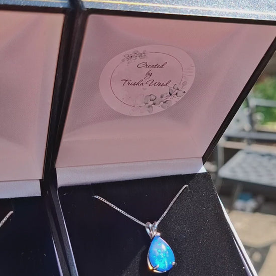 Video of Silver_opal_pendant_created_by_Trisha_Wood