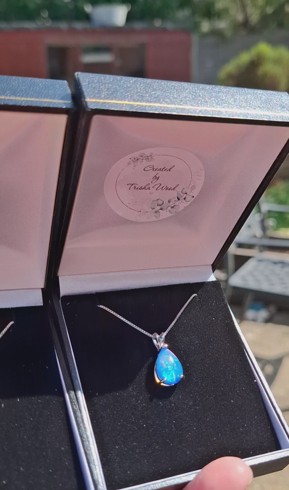 Video of Silver_opal_pendant_created_by_Trisha_Wood
